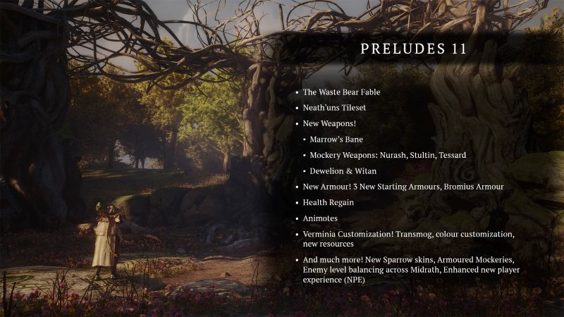 Soulframe Preludes 11 Features List